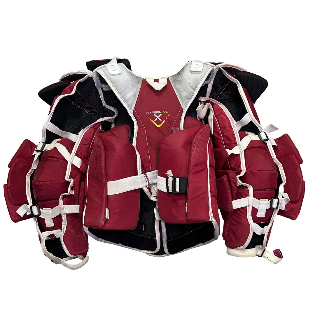 Bauer Vapor Hyperlite - Used Pro Stock Chest Protector (Maroon)
